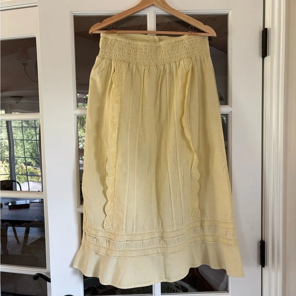 Free People Yellow Skirt - Picture 2 of 3